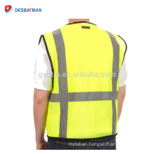 China Manufacturer Factory Directly Cheap Top Quality Customized High Visibility Safety Work Vest Reflective Workwear Industry